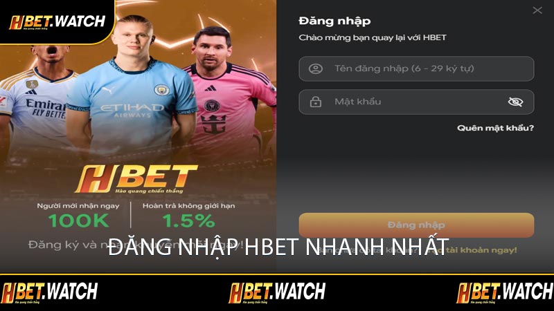 Đăng Nhập HBET Nhanh Nhất